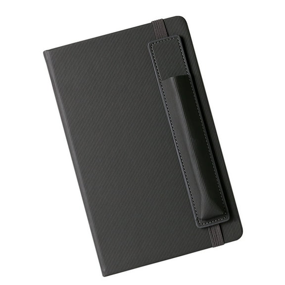 Leather Notebook Planner Small Travel Journal with Elastic Bands Pen Holder for Women Man Writing, 96 Sheet Lined