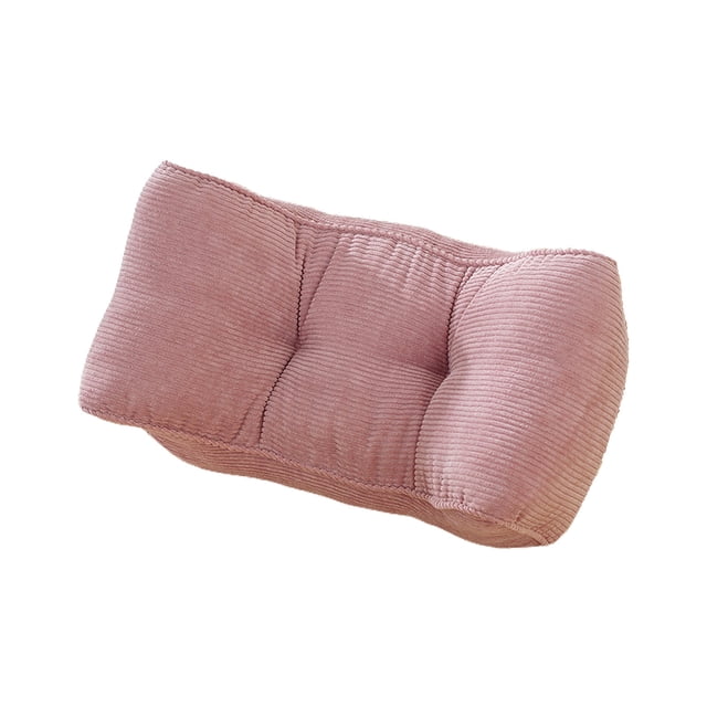 Coussin en Velours Côtelé Coussin de Sieste Coussin de Canapé Coussin de Lit Petit Coussin de Bureau Coussin de Siège Doux Coussin Lombaire Coussin de Repos Portable