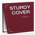 thumbnail image 5 of "Certificate Holder, 11.25 x 8.75, Burgundy, 5/Pack | Bundle of 10 Packs", 5 of 6