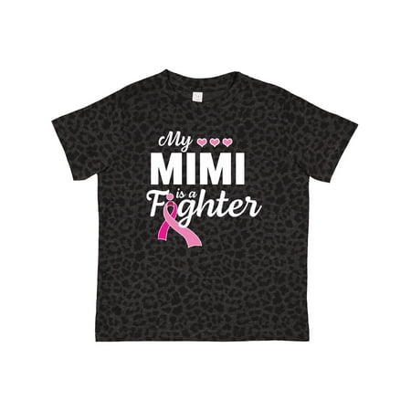 

Inktastic Breast Cancer Awareness My Mimi is a Fighter Gift Toddler Boy or Toddler Girl T-Shirt