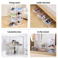 thumbnail image 3 of X-Large Clear Stackable Sneaker Display Case with Magnetic Door, Sturdy Shoe Box Organizer Holds up to Men's Size 14（2 Pack), 3 of 7