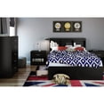 thumbnail image 3 of South Shore Maddox Full Bookcase Headboard in Pure Black, 3 of 5