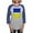 Heather/Blue, variant on CafePress - Ukraine Heart Long Sleeve T Shirt - Womens Baseball Tee