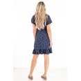 thumbnail image 4 of Women's Short Sleeve Butterfly Dress With Ruffles, 4 of 4