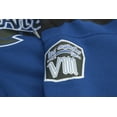thumbnail image 4 of Men's Athletic Los Angeles Varsity Sherpa Fleece Lined LA Zip Up Hoodie Jacket (Blue, L), 4 of 7