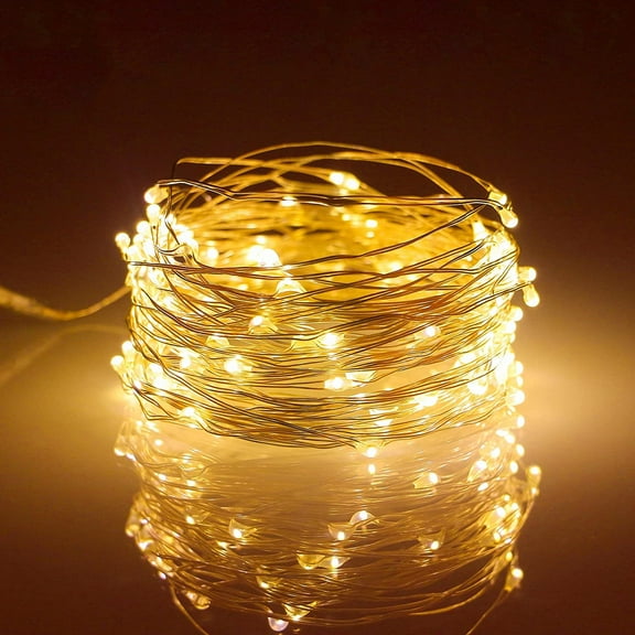 Rosnek 5M/10M/20M LED Copper Wire String Light USB Fairy Light Waterproof Indoor Outdoor Home Christmas Festival Decoration