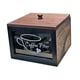 thumbnail image 5 of Portafiltros de café, caja de almacenamiento de madera con tapa, accesorios de barra de café, decoración para mostrador, hogar, oficina, contenedor, 5 of 9