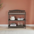 thumbnail image 3 of Child Craft Arch Top Changing Table with Pad & Safety Strap, 2 Storage Shelves, Anti-Tip Kit, Dapper Gray, 3 of 8