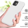 thumbnail image 2 of Entronix Silicone Case Compatible with iPhone 11, Protective Cover, White, 2 of 5