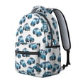 thumbnail image 2 of Police and Checkered White Pattern Backpack for School, Cute School Bag with Adjustable Shoulder Straps and Padded Back, 15.3"x11"x7.1", 2 of 5