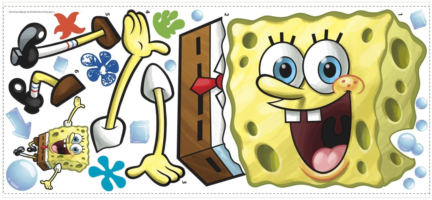 RoomMates SpongeBob Squarepants Wall Stickers