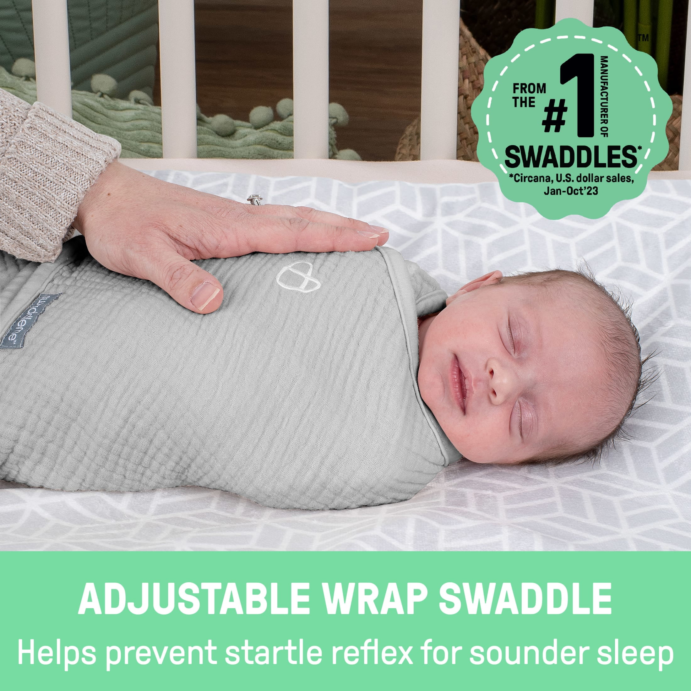SwaddleMe by Ingenuity Muslin Original Swaddle