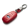 thumbnail image 2 of Vitodeco Leather key fob cover compatible for Subaru Forester, Impreza, Outback, WRX, BRZ, XV Crosstrek, Ascent 2014 - 2025 (4-Button, Red), 2 of 5