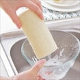 thumbnail image 4 of Injueey Esponja de lufa de cocina Natural Anti-aceite, cepillo de limpieza para platos y cuencos, nuevo Juegos de accesorios de baño Blanco, 4 of 6