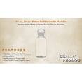thumbnail image 2 of 10 Beau Water Bottles with Handle Set, 20 oz. - Flexi-Grip, Plastic, Drinkware - Clear, 2 of 5