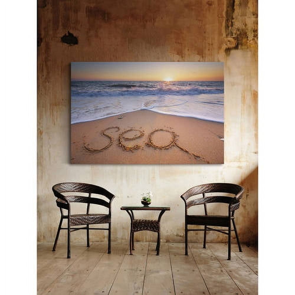 Marmont Hill "Sea Shore" Painting Print on Wrapped Canvas