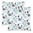 thumbnail image 2 of MKHERT Floral Throw Pillowcase Pillow Cover Cushion Couver 18x18 inch, Set of 2, 2 of 3