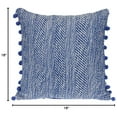 thumbnail image 6 of HomeStock Gothic Glamour Transitional Design 18" x 18" Square Throw Pillow, Rustic Decorative Throw Pillow for Living Room Sofas and Sectionals-Color:Dark Blue, 6 of 10