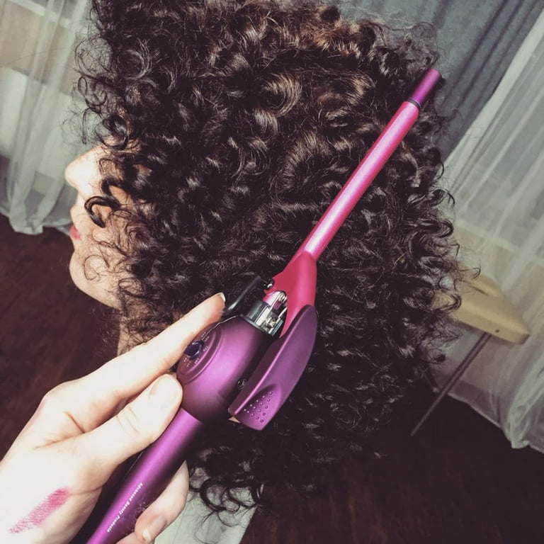 MBHAIR 9mm Thin Curling Wand Hair Curler 3 8 Small Barrel Skinny Hair Curling Iron Wand Professional Super Tourmaline Ceramic Barrel Small Tongs for Short and Long Hair Walmart