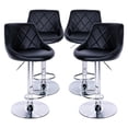 thumbnail image 1 of Set de 4 Sillas de Bar Gaon Home Taburetes Giratorios altura ajustable GN-BS03, 1 of 10