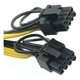 thumbnail image 3 of Cable Adaptador Pci-e Pcie De 6 Pines A Doble De 8 Pines 6+2, 3 of 6