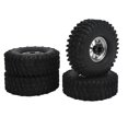 thumbnail image 1 of Uds. Ruedas de coche RC a escala 1/10, neumáticos de cubo de rueda de hierro, neumáticos de goma de 1,9 pulgadas para accesorios de actualización de coche de Control remoto 1/10, 1 of 8