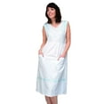 Up2date Fashion's Women's House Dress with Embroidered Neckline