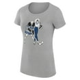 thumbnail image 2 of Women's G-III 4Her by Carl Banks Heather Gray Toronto Maple Leafs Hockey Girls Fitted T-Shirt, 2 of 3