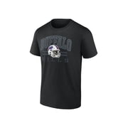 NFL Buffalo Bills Mens Black Color Cotton Short Sleeve Helmet Graphic T-Shirt