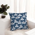 thumbnail image 6 of Pofeuu Snow Penguin Print Double-sided plush pillowcase Square Throw Pillow Covers Pillows Cover for Living Room Bedroom Sofa Couch Cushion Cover（No pillow core）-20"x20", 6 of 7