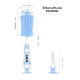 thumbnail image 3 of 2 En 1 Cepillo Para Biberones Gel De Sílice Kit De Limpieza Lab.G Azul, 3 of 5