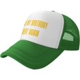 thumbnail image 2 of Make My Birthday Great Again Mesh Hat Women Men Trucker Hat Baseball Cap, 2 of 8
