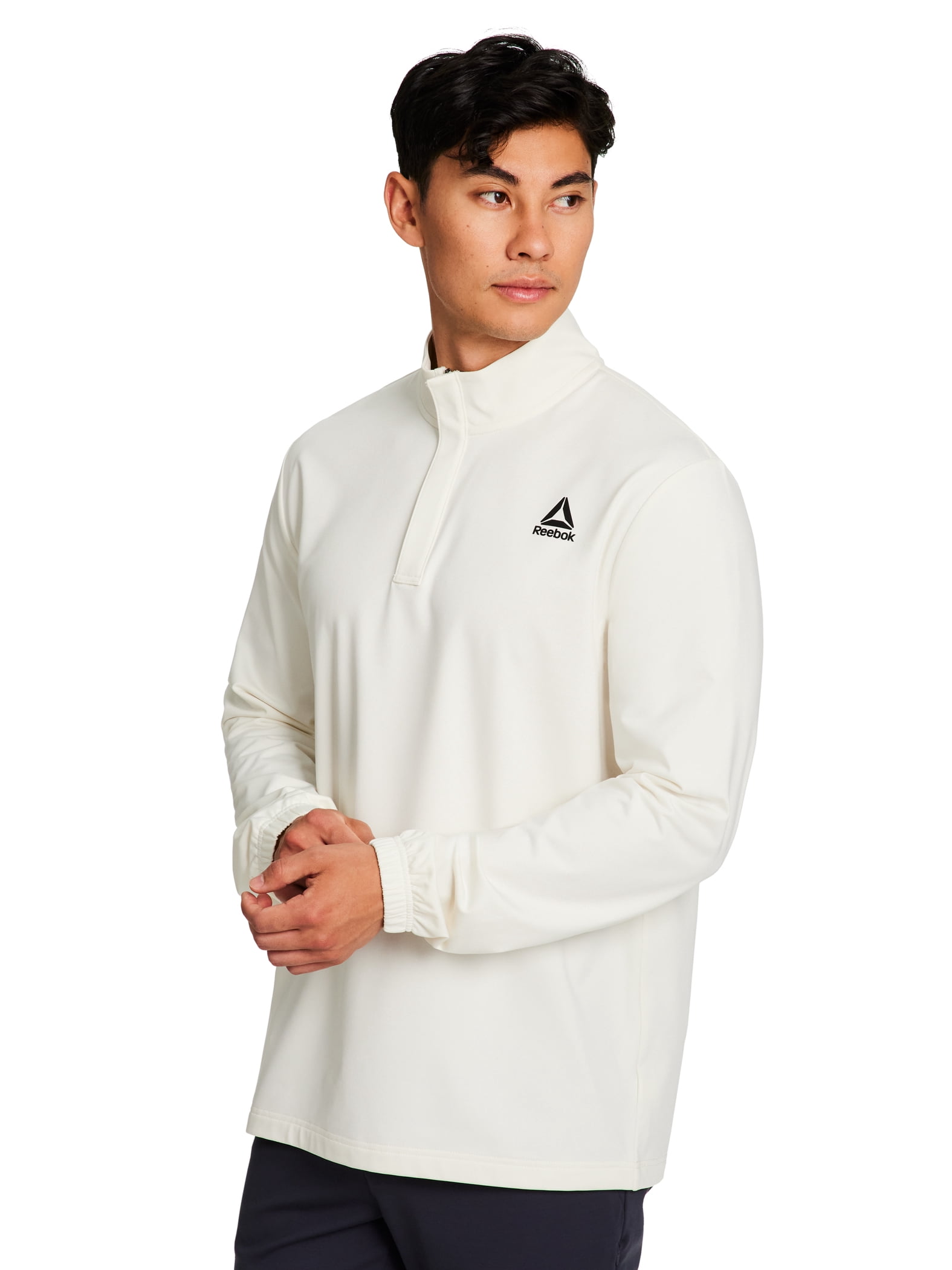 Reebok Men's and Big Men's Active Refined Quarter Zip Pullover, Sizes S-3XL