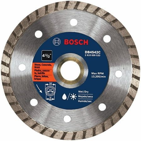 Bosch DB4542C 4.5-Inch Premium Turbo Diamond Blade