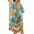 thumbnail image 4 of HELLHERO High Quality Fabrics Bathing Suit Cover Up for Beach Lightweight Quick Dry Multi-Floral, 4 of 6