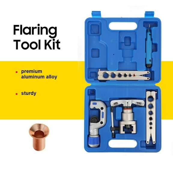 TABODD Manual Flaring Tool Kit For 1/4"-3/4" 6-19mm Alu/Soft Copper Pipe Flare Tool Kit