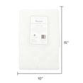 thumbnail image 5 of American Baby Company 2 Pack Waterproof Cradle/Bassinet Mattress Protector, Quilted Cotton Fitted Cradle/ Bassinet Mattress Pad Cover, White, 33" x 15", 5 of 8