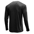 thumbnail image 4 of Utoimkio Men's Long Sleeve Stand Collar Shirts Button Down Pullover Blouses Basic Designed Loose Undershirt Comfortable Breathable T Shirts for Men, 4 of 5