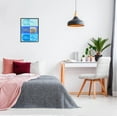 thumbnail image 2 of Stupell Industries Blue Glam Chill Pill Graphic Art Black Framed Art Print Wall Art, Design by Daphne Polselli, 2 of 7