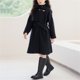 thumbnail image 4 of Abrigo y chaquetas casuales sin capucha de manga larga Abrigo de color sólido para niños con bolsillos Cárdigan de tamaño mediano Chaqueta cálida de invierno casual de largo medio con cinturón incluid, 4 of 9