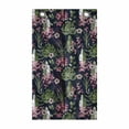 thumbnail image 1 of Hawaii Hanging Pocket Organizer, Tropical Art Exotic Tree Leaves and Flowers, Printed Polyester Storage Bag with Pockets, 21" x 31", Olive Green Pale Pink, 1 of 2
