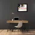 thumbnail image 4 of Navas, Emily 24x20 Black Modern Framed Museum Art Print Titled - Hammock Paradise in Pink, 4 of 5
