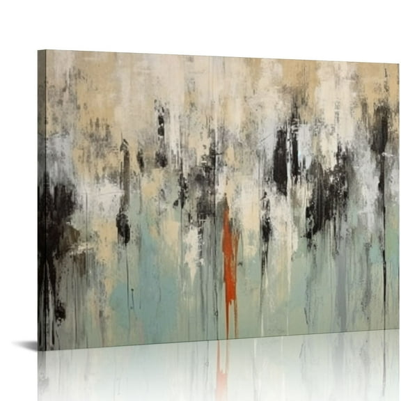 Acheng Abstract Wall Art Living Room Wall Decor Canvas Art Modern Canvas Pictures Contemporary Abstract Artwork for Bedroom Bathroom Kitchen Office Home Wall Decor Framed Ready to Hang 20x16in