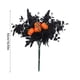 thumbnail image 2 of Halloween Decor Halloween Candy Halloween Inflatables Bat Halloween Black Flower,16.9 Black Rose Maple Leaves Ghost Face Halloween Decor Artificial Flowers For Halloween,Parties,H(Buy 2 get 1 free), 2 of 2
