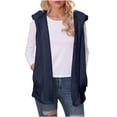 thumbnail image 4 of Sherpa Vest Womens Fall Fashion 2026 Open Front Fleece Fuzzy Cardigan Vest Winter Comfy Warm Coats with Pockets, 4 of 8