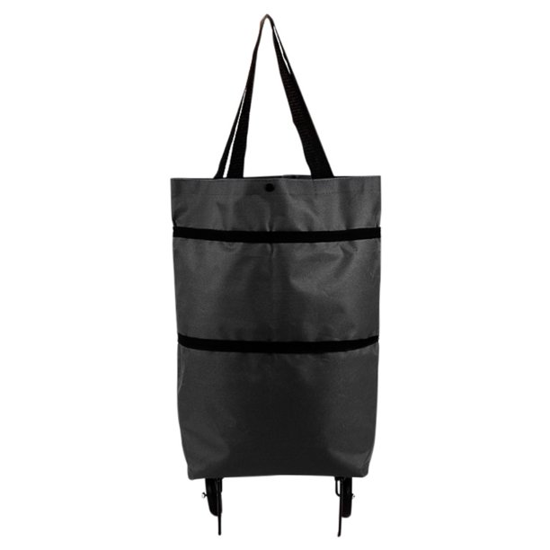 Foldable Shopping Cart Folding Shopping Bag With Wheels Portable EcoFriendly Folding On Wheels
