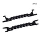 thumbnail image 5 of Ounissouiy 2 piezas de placas de RC, útil aleación de aluminio, práctico accesorio de coche RC, accesorios de coche RC simulados multipropósito Kits de construcción modelo Negro Ounissouiy FN001858-01, 5 of 5