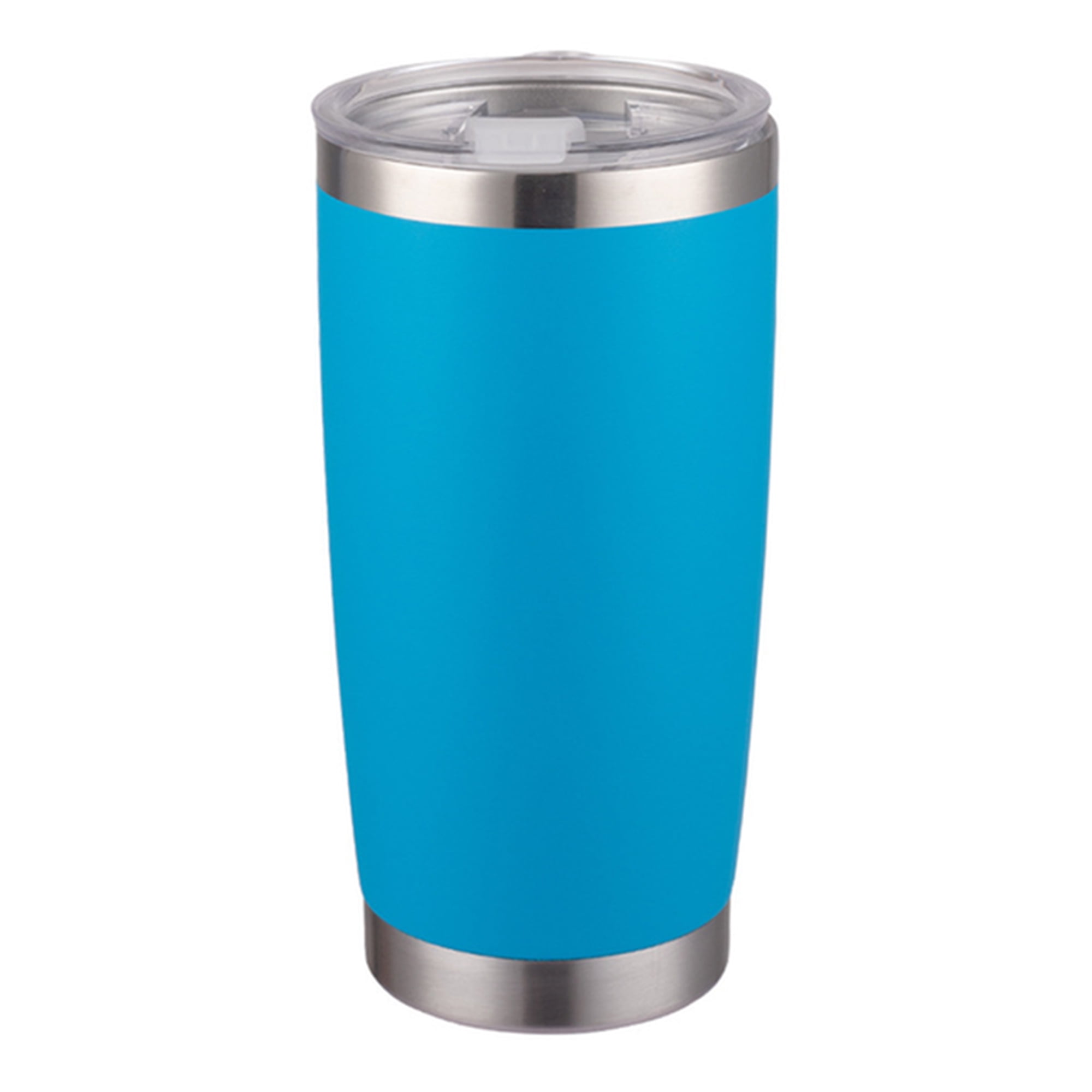 HP Hewlett Packard Travel Mug Blue Stainless Steel Tumbler Coffee Cup