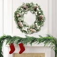 thumbnail image 5 of Cheapark Christmas Wreath With Gold Decorations And Pine Cones, For Home Hotel Holiday Decor, 18 Inch, 5 of 6