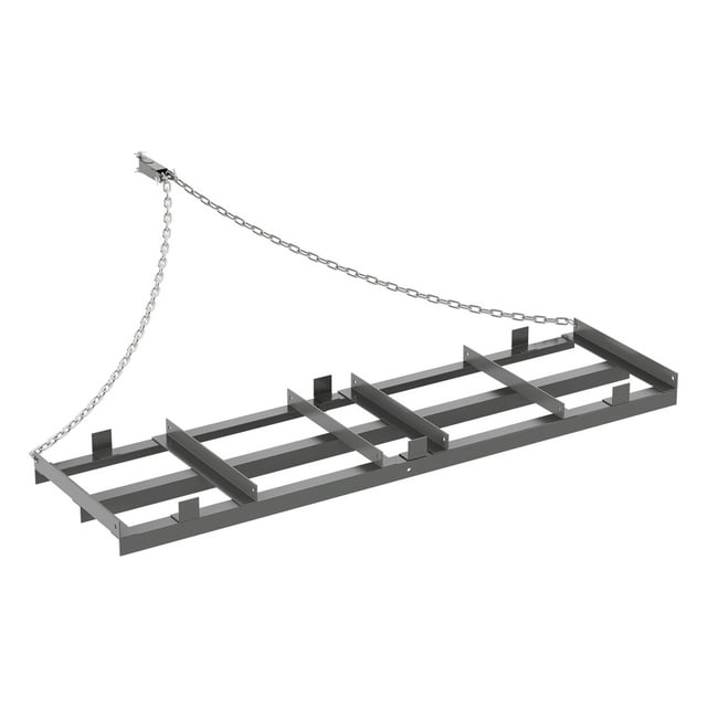 Yiwa ATV/UTV/Tractor Tow-Behind Land Leveler, Chain Power Rake for Gravel Driveway Grading, Soil & Sand Leveling, Lawn & Hay Field Preparation